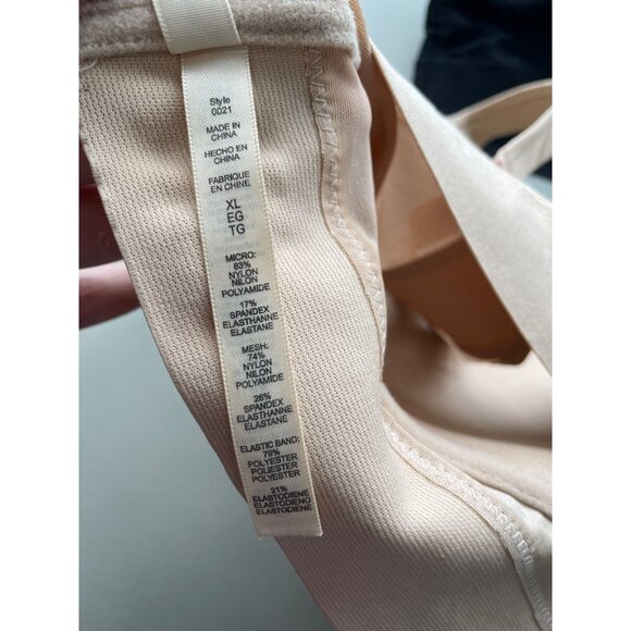 Rhonda Shear 2 Pack Molded Cup Bra with Wrap Back Size XL Black Beige 597.11 - Picture 6 of 10